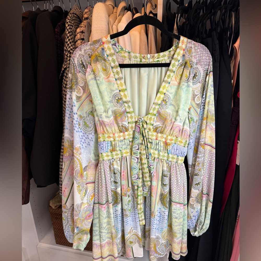 Alexis Multicolor Patterned Top